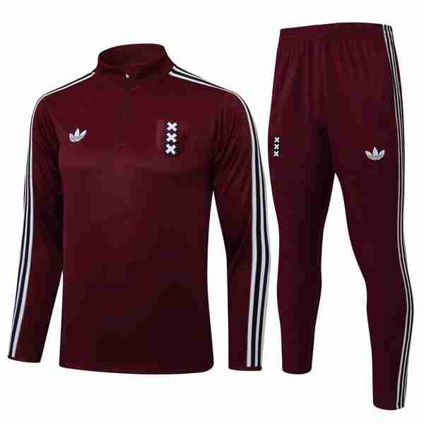 Sudadera De Training Ajax 2025-2026 Rojo 5 Sudadera Entrenamiento Ajax De Ámsterdam 2025 2026 Rojo