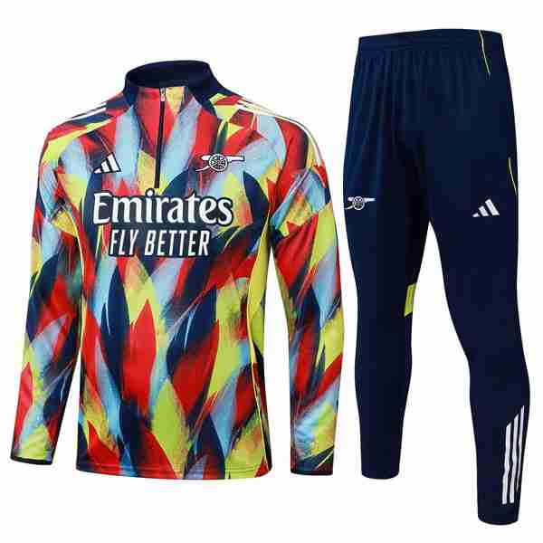 Sudadera De Training Arsenal 2025-2026 Azul Rojo 5 Sudadera Entrenamiento Arsenal 2025 26 Azul Rojo