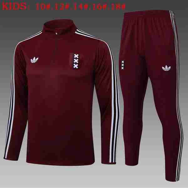 Ninos Sudadera De Training Ajax 2025-2026 Rojo 5 Sudadera Entrenamiento Niños Ajax De Ámsterdam 2025 2026 Rojo