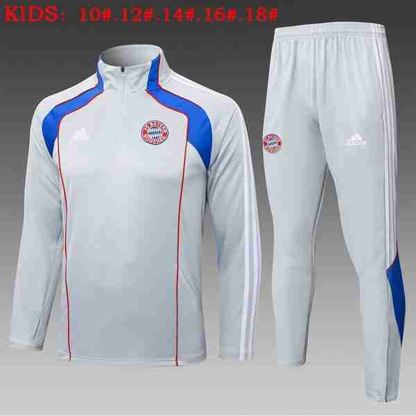 Ninos Sudadera De Training Bayern Munich 2025-2026 Gris 5 Sudadera Entrenamiento Niños Bayern Munich 2025 2026 Gris