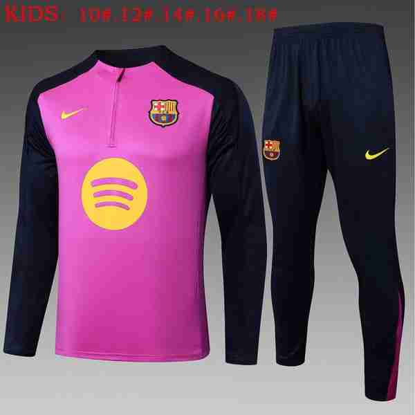 Ninos Sudadera De Training Barcelona 2025-2026 Purpura 5 Sudadera Entrenamiento Niños FC Barcelona 2025 2026 Purpura
