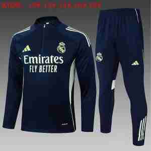 Sudadera Entrenamiento Niños Real Madrid 2025 2026 Azul Marino