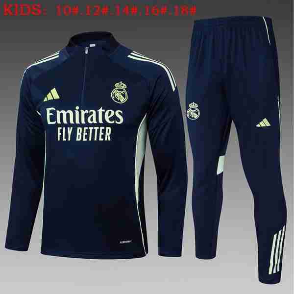 Ninos Sudadera De Training Real Madrid 2025-2026 Azul 7 Sudadera Entrenamiento Niños Real Madrid 2025 2026 Azul Marino