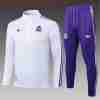 Sudadera Entrenamiento Niños Real Madrid 2025 2026 Blanco Purpura