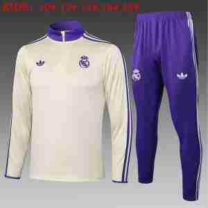Sudadera Entrenamiento Niños Real Madrid 2025 26 Amarillo