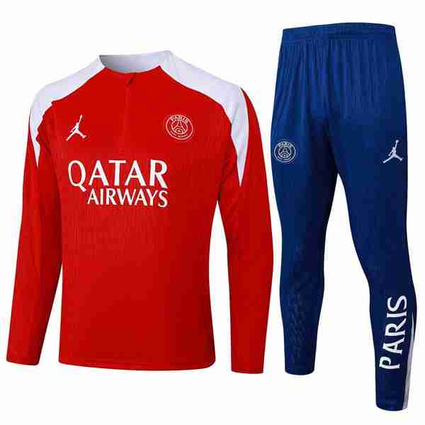 Sudadera De Training PSG 2025-2026 Rojo 3 Sudadera Entrenamiento Paris Saint Germain 2025 2026 Rojo