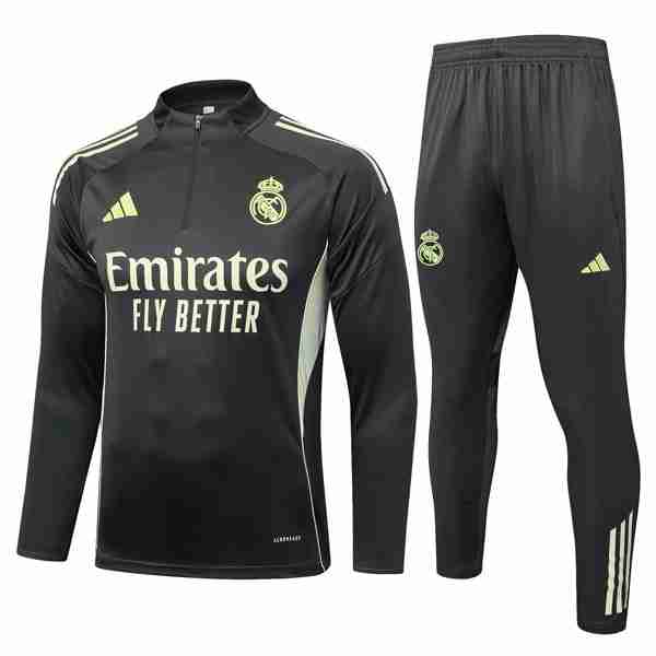 Sudadera De Training Real Madrid 2025-2026 Gris Sudadera Entrenamiento Real Madrid 2025 2026 Gris Verde