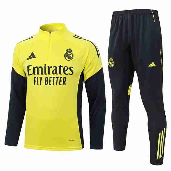 Sudadera De Training Real Madrid 2025-2026 Amarillo 5 Sudadera Entrenamiento Real Madrid 2025 26 Amarillo