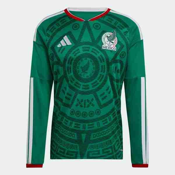 Tailandia Camiseta México 1ª ML 2026 Tailandia Camiseta México Primera Manga Larga Equipacion 2026
