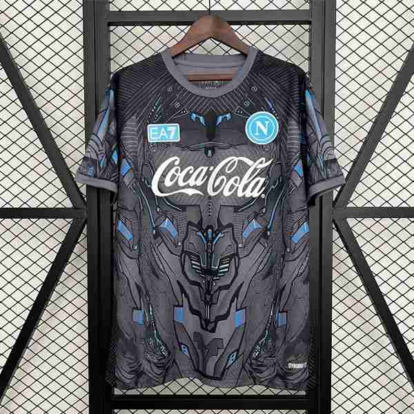 Tailandia Camiseta Napoli training 2025-2026 Gris Tailandia Camiseta Napoli Entrenamiento Equipacion 2025 2026 Gris
