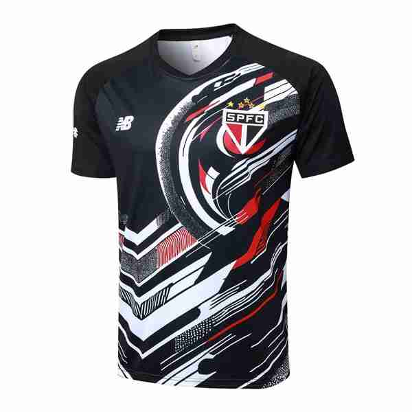 Camiseta Entrenamiento Sao Paulo 2025-2026 Negro 5 Tailandia Camiseta Sao Paulo Entrenamiento Equipacion 2025 2026 Negro