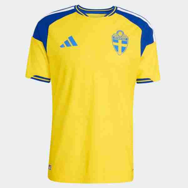 Tailandia Camiseta Suecia 1ª 2026 Tailandia Camiseta Suecia Primera Equipacion 2026