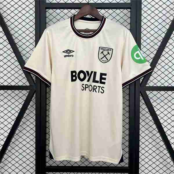 Tailandia Camiseta West Ham United 2ª 2025-2026 Tailandia Camiseta West Ham United Segunda Equipacion 2025 2026