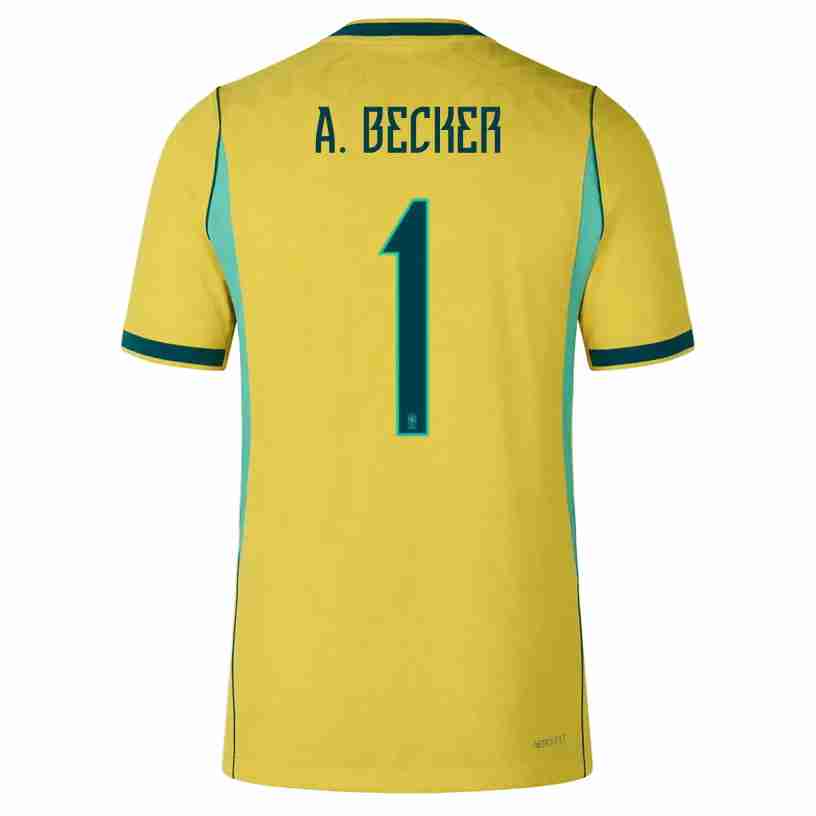 A. BECKER NO.1 Camiseta Brasil Primera Equipacion 2026 – Versión Jugador A. BECKER NO.1 Camiseta Brasil Primera Equipacion 2026 – Versión Jugador