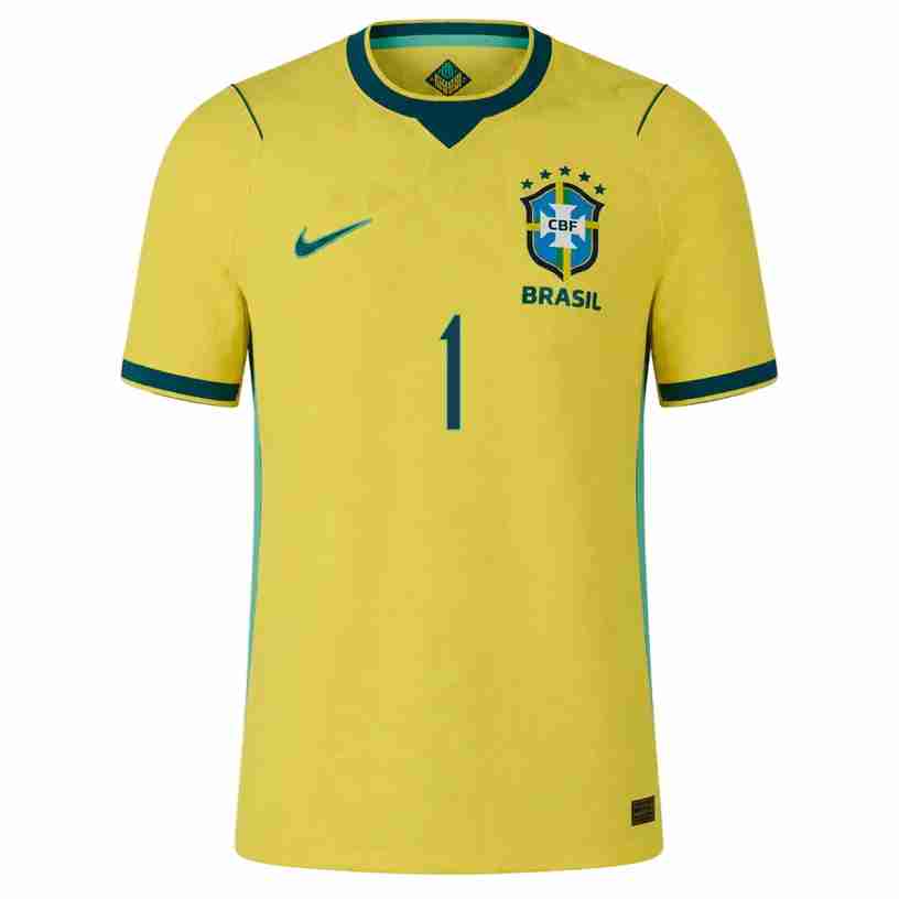 A. BECKER NO.1 Camiseta Brasil Primera Equipacion 2026 – Versión Jugador_1 A. BECKER NO.1 Camiseta Brasil Primera Equipacion 2026 – Versión Jugador_1