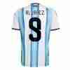ALVAREZ NO.9 Camiseta Argentina Primera Equipacion 2026 – Versión Jugador