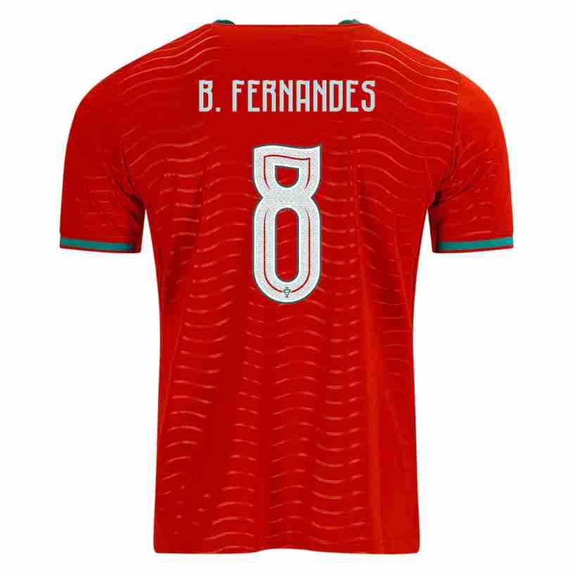 B. FERNANDES NO.8 Camiseta Portugal Primera Equipacion 2026 – Versión Jugador B. FERNANDES NO.8 Camiseta Portugal Primera Equipacion 2026 – Versión Jugador