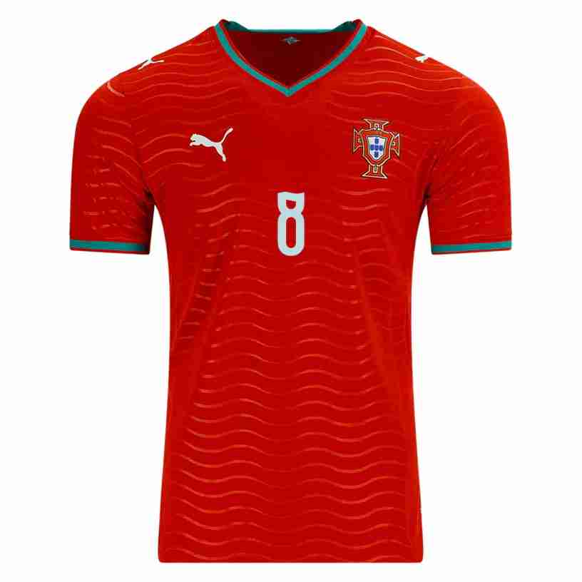 B. FERNANDES NO.8 Camiseta Portugal Primera Equipacion 2026 – Versión Jugador_1 B. FERNANDES NO.8 Camiseta Portugal Primera Equipacion 2026 – Versión Jugador_1