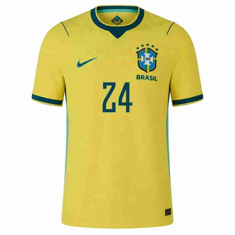 BREMER NO.24 Camiseta Brasil Primera Equipacion 2026 – Versión Jugador_1 BREMER NO.24 Camiseta Brasil Primera Equipacion 2026 – Versión Jugador_1
