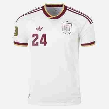CUCURELLA NO.24 Camiseta España Segunda Equipacion 2026 – Versión Jugador_1 CUCURELLA NO.24 Camiseta España Segunda Equipacion 2026 – Versión Jugador_1