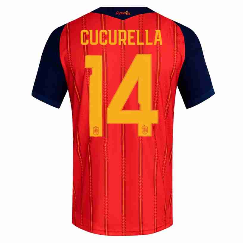 Cucurella NO.14 Camiseta España Primera Equipacion 2026 – Versión Jugador Cucurella NO.14 Camiseta España Primera Equipacion 2026 – Versión Jugador