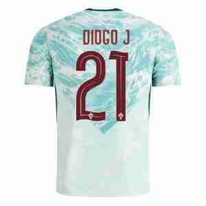 DIOGO J NO.21 Camiseta Portugal Segunda Equipacion 2026 – Versión Jugador