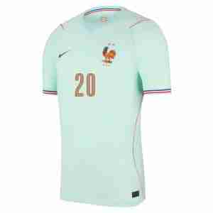 DOUE NO.20 Camiseta Francia Segunda Equipacion 2026 – Versión Jugador_1
