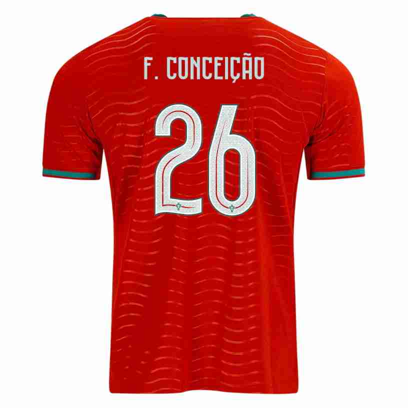 F. CONCEICAO NO.26 Camiseta Portugal Primera Equipacion 2026 – Versión Jugador F. CONCEICAO NO.26 Camiseta Portugal Primera Equipacion 2026 – Versión Jugador
