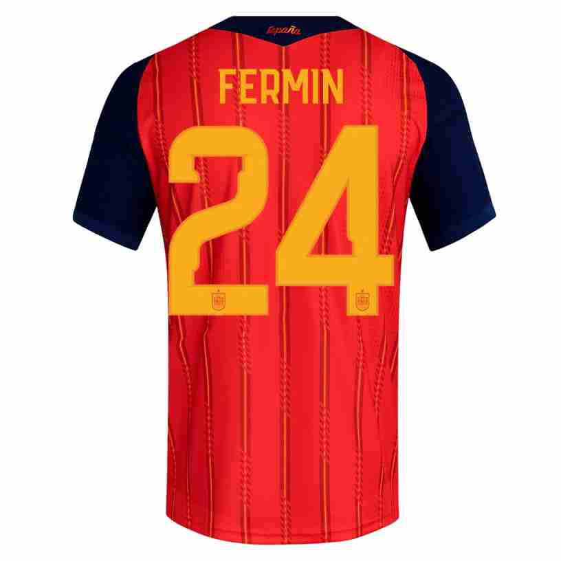 FERMIN NO.24 Camiseta España Primera Equipacion 2026 – Versión Jugador FERMIN NO.24 Camiseta España Primera Equipacion 2026 – Versión Jugador