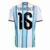 FERNANDEZ NO.16 Camiseta Argentina Primera Equipacion 2026 – Versión Jugador