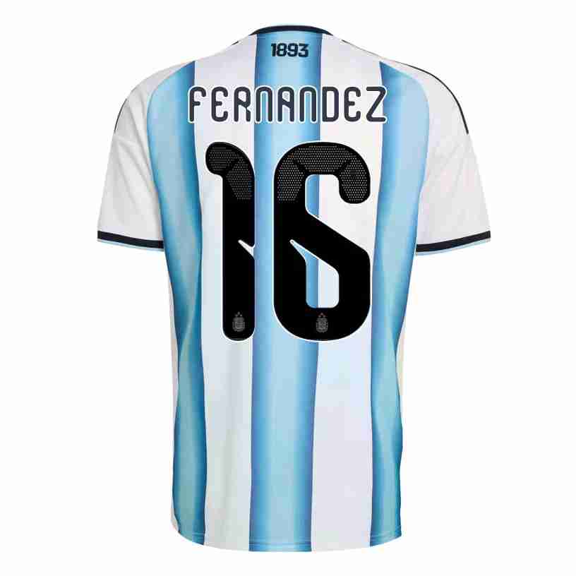 FERNANDEZ NO.16 Camiseta Argentina Primera Equipacion 2026 – Versión Jugador FERNANDEZ NO.16 Camiseta Argentina Primera Equipacion 2026 – Versión Jugador