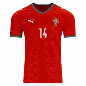 G.INÁCIO NO.14 Camiseta Portugal Primera Equipacion 2026 – Versión Jugador_1