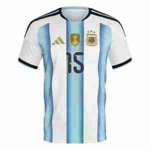 GONZALEZ NO.15 Camiseta Argentina Primera Equipacion 2026 – Versión Jugador_1