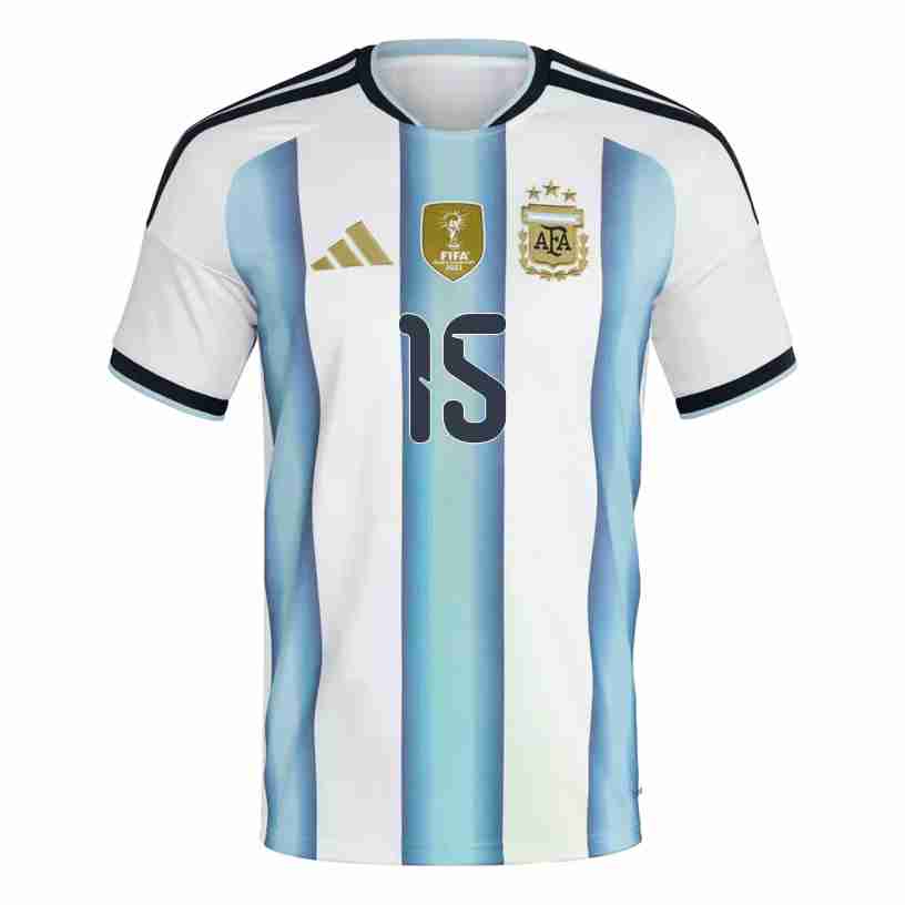GONZALEZ NO.15 Camiseta Argentina Primera Equipacion 2026 – Versión Jugador_1 GONZALEZ NO.15 Camiseta Argentina Primera Equipacion 2026 – Versión Jugador_1