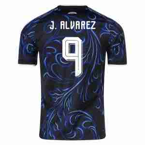 J.ALVAREZ NO.9 Camiseta Argentina Segunda Equipacion 2026 – Versión Jugador