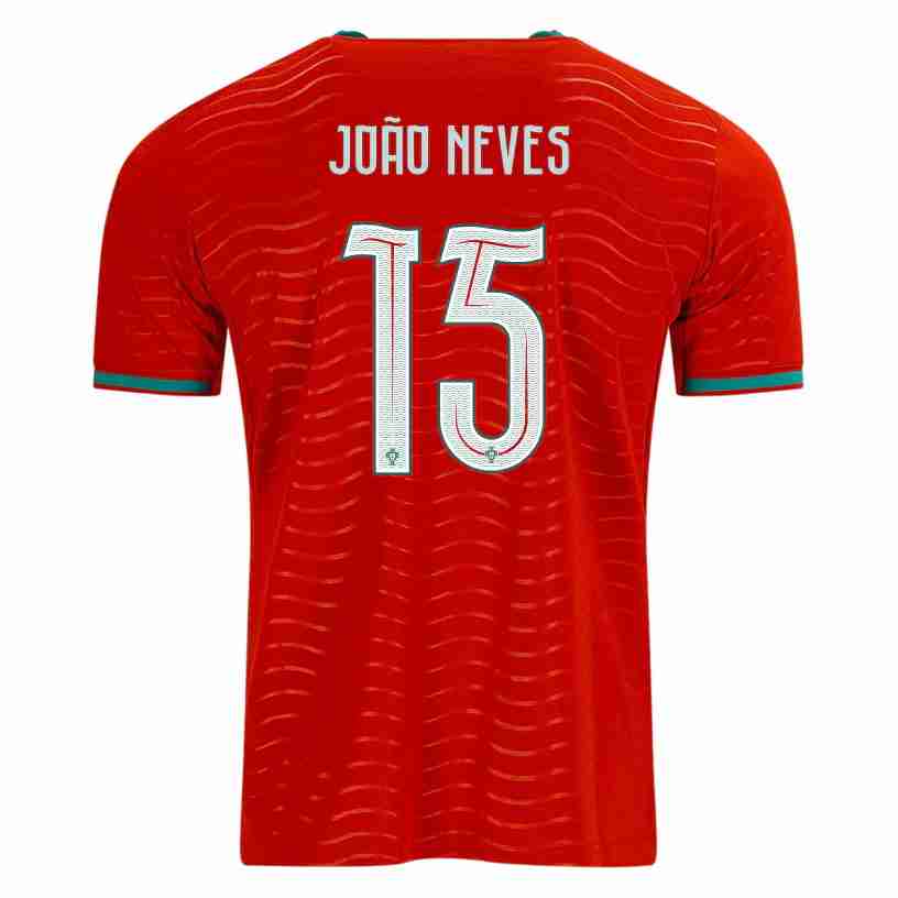JOÃO NEVES NO.15 Camiseta Portugal Primera Equipacion 2026 – Versión Jugador JOÃO NEVES NO.15 Camiseta Portugal Primera Equipacion 2026 – Versión Jugador