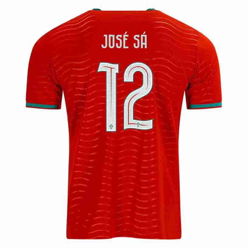 JOSÉ SÁ NO.12 Camiseta Portugal Primera Equipacion 2026 – Versión Jugador JOSÉ SÁ NO.12 Camiseta Portugal Primera Equipacion 2026 – Versión Jugador