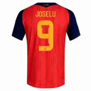 JOSELU NO.9 Camiseta España Primera Equipacion 2026 – Versión Jugador
