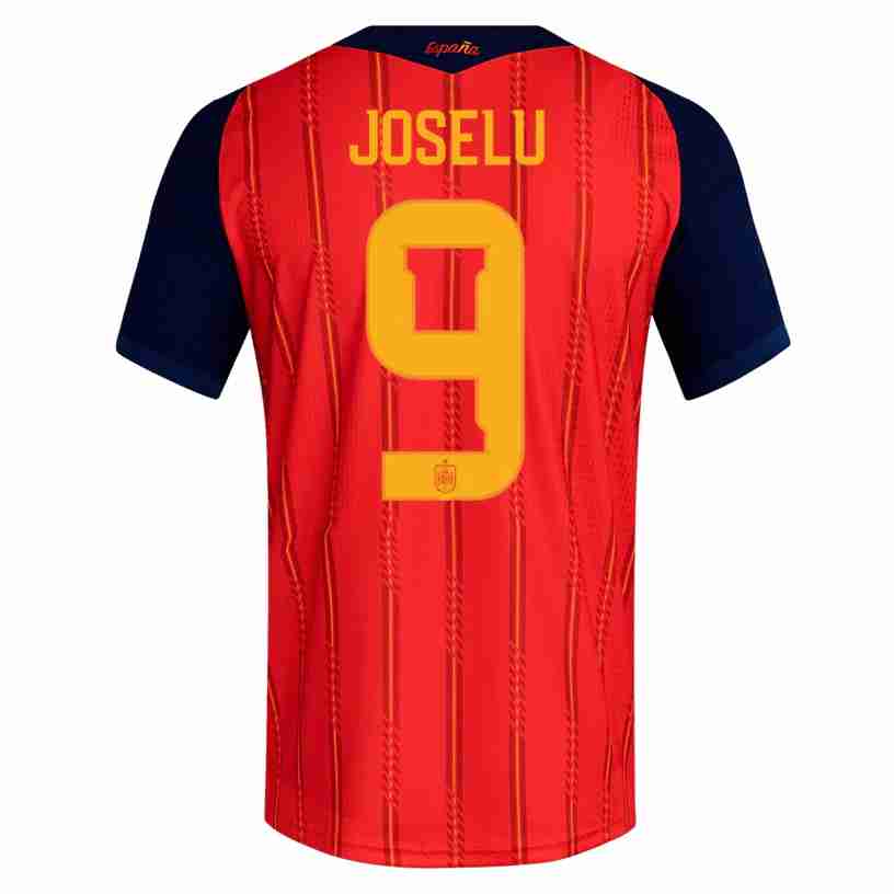 JOSELU NO.9 Camiseta España Primera Equipacion 2026 – Versión Jugador JOSELU NO.9 Camiseta España Primera Equipacion 2026 – Versión Jugador