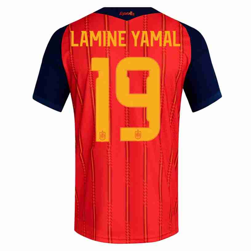 LAMINE YAMAL NO.19 Camiseta España Primera Equipacion 2026 – Versión Jugador LAMINE YAMAL NO.19 Camiseta España Primera Equipacion 2026 – Versión Jugador