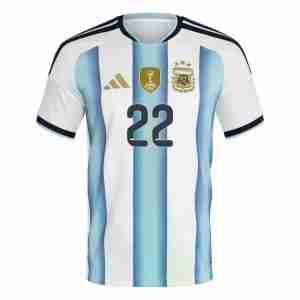 LAUTARO NO.22 Camiseta Argentina Primera Equipacion 2026 – Versión Jugador_1