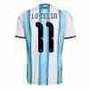 LO CELSO NO.11 Camiseta Argentina Primera Equipacion 2026 – Versión Jugador