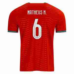 MATHEUS N. NO.6 Camiseta Portugal Primera Equipacion 2026 – Versión Jugador
