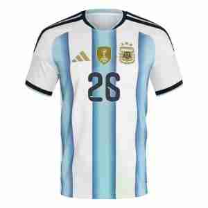 MOLINA NO.26 Camiseta Argentina Primera Equipacion 2026 – Versión Jugador_1