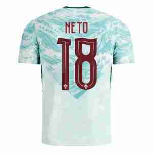 NETO NO.18 Camiseta Portugal Segunda Equipacion 2026 – Versión Jugador