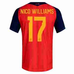 NICO WILLIAMS NO.17 Camiseta España Primera Equipacion 2026 – Versión Jugador