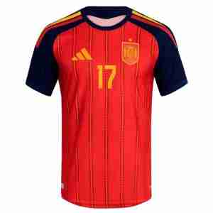 NICO WILLIAMS NO.17 Camiseta España Primera Equipacion 2026 – Versión Jugador_1