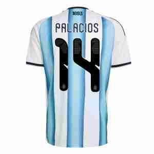 PALACIOS NO.14 Camiseta Argentina Primera Equipacion 2026 – Versión Jugador