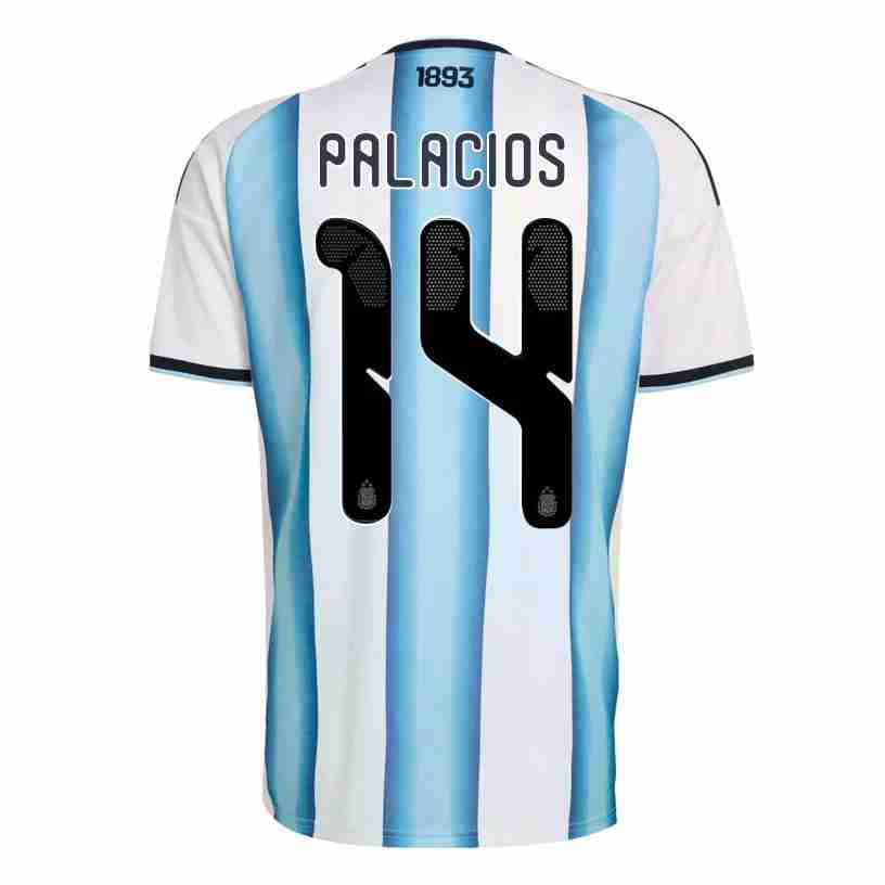 PALACIOS NO.14 Camiseta Argentina Primera Equipacion 2026 – Versión Jugador PALACIOS NO.14 Camiseta Argentina Primera Equipacion 2026 – Versión Jugador