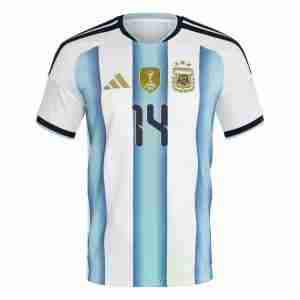 PALACIOS NO.14 Camiseta Argentina Primera Equipacion 2026 – Versión Jugador_1